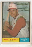 WALLY POST 1961 TOPPS CARD #378