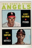 1964 TOPPS CARD #127 ANGELS ROOKIE STARS