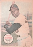 FRANK ROBINSON 1968 TOPPS PIN UP POSTER #19