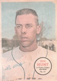 RON HUNT 1968 TOPPS PIN UP POSTER #31