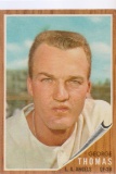 GEORGE THOMAS 1962 TOPPS CARD #525 / HIGH NUMBER