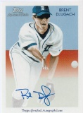 BRENT DLUGACH 2010 TOPPS NATIONAL CHICLE AUTOGRAPH CARD