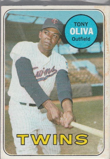 TONY OLIVA 1969 TOPPS CARD #600