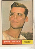 DAVE SISLER 1961 TOPPS CARD #239