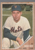 ED BOUCHEE 1962 TOPPS CARD #497