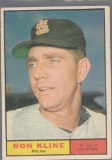 RON KLINE 1961 TOPPS CARD #127