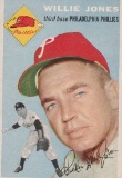 WILLIE JONES 1954 TOPPS CARD #41