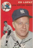 ED LOPAT 1954 TOPPS CARD #5