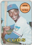 ERNIE BANKS 1969 TOPPS CARD #20