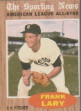 FRANK LARY 1962 TOPPS CARD #474