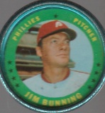 JIM BUNNING 1971 TOPPS COIN #3