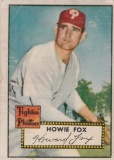 HOWIE FOX 1952 TOPPS CARD #209