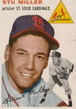 STU MILLER 1954 TOPPS CARD #164