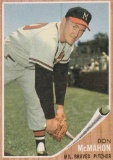 DON MCMAHON 1962 TOPPS CARD #483