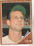 BOB GRIM 1962 TOPPS CARD #564 / HIGH NUMBER