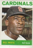 BILL WHITE 1964 TOPPS CARD #240