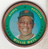 WILLIE MAYS 1971 TOPPS COIN #153