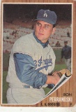 RON PERRANOSKI 1962 TOPPS CARD #297