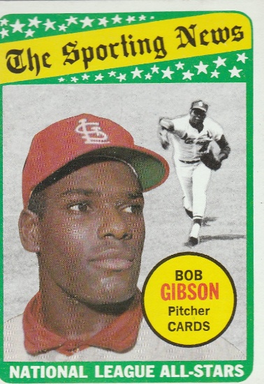 BOB GIBSON 1969 TOPPS CARD #432