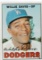 WILLIE DAVIS 1967 TOPPS CARD #160