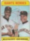 1969 TOPPS CARD #572 GIANT HEROES / MCCOVEY 7 MARICHAL