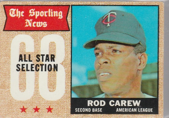 ROD CAREW 1968 TOPPS CARD #363