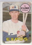 TY CLINE 1969 TOPPS CARD #442