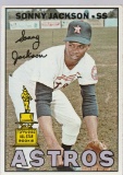 SONNY JACKSON 1967 TOPPS CARD #415