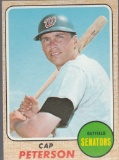 CAP PETERSON 1968 TOPPS CARD #188