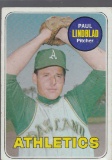 PAUL LINDBLAD 1969 TOPPS CARD #449