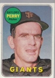 GAYLORD PERRY 1969 TOPPS CARD #485