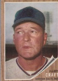HARRY CRAFT 1962 TOPPS CARD #12