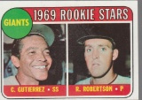 1969 TOPPS CARD #16 GIANTS ROOKIE STARS