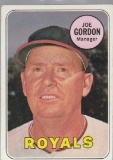 JOE GORDON 1969 TOPPS CARD #484