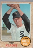 FRED KLAGES 1968 TOPPS CARD #229