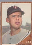 DON LEE 1962 TOPPS CARD #166