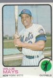 WILLIE MAYS 1973 TOPPS CARD #305