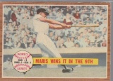 1962 TOPPS CARD #234 WORLD SERIES GAME #3 / ROGER MARIS