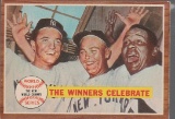 1962 TOPPS CARD #237 THE WINNER'S CELEBRATE / YANKEES