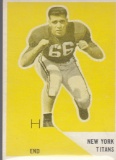 JOHN BREDICE 1960 FLEER FOOTBALL PROOF CARD #112