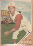 JIM O'TOOLE 1962 TOPPS CARD #450