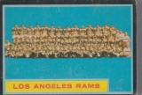 LOS ANGELES RAMS 1962 TOPPS TEAM CARD #89