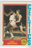 DON NELSON 1974/75 TOPPS CARD #46