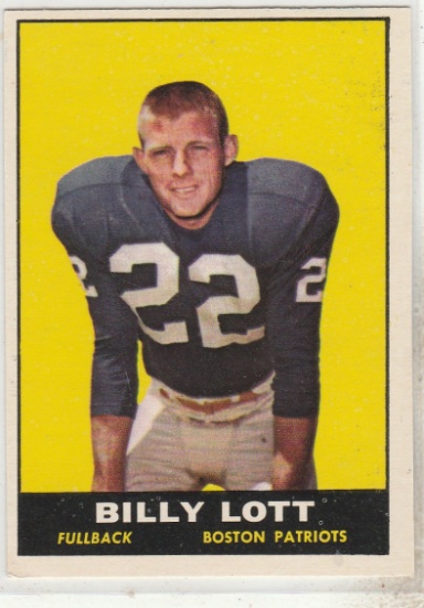 BILLY LOTT 1961 TOPS CARD #176