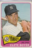 CLETE BOYER 1965 TOPPS CARD #475 / HIGH NUMBER