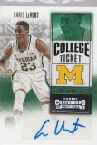 CHRIS LEVERT 2016 CONTENDERS DRAFT AUTOGRAPH CARD