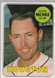 DENIS MENKE 1969 TOPPS CARD #487