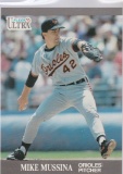 MIKE MUSSINA 1991 FLEER ULTRA ROOKIE CARD #U-4