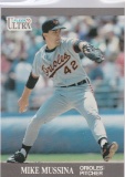 MIKE MUSSINA 1991 FLEER ULTRA ROOKIE CARD #U-4