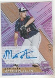 MATTHEW ALLAN 2019 PANINI ELITE EXTRA EDITION AUTOGRAPH CARD